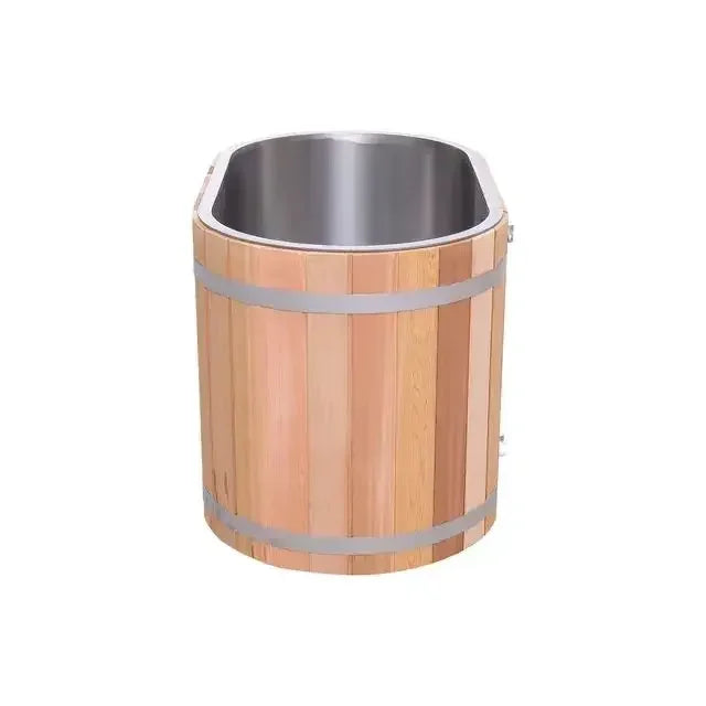 Hot Sales Cold Plunge Tub With Chiller Ice For Sports Recovery Portable Outdoor Wooden Ice Bath Tub