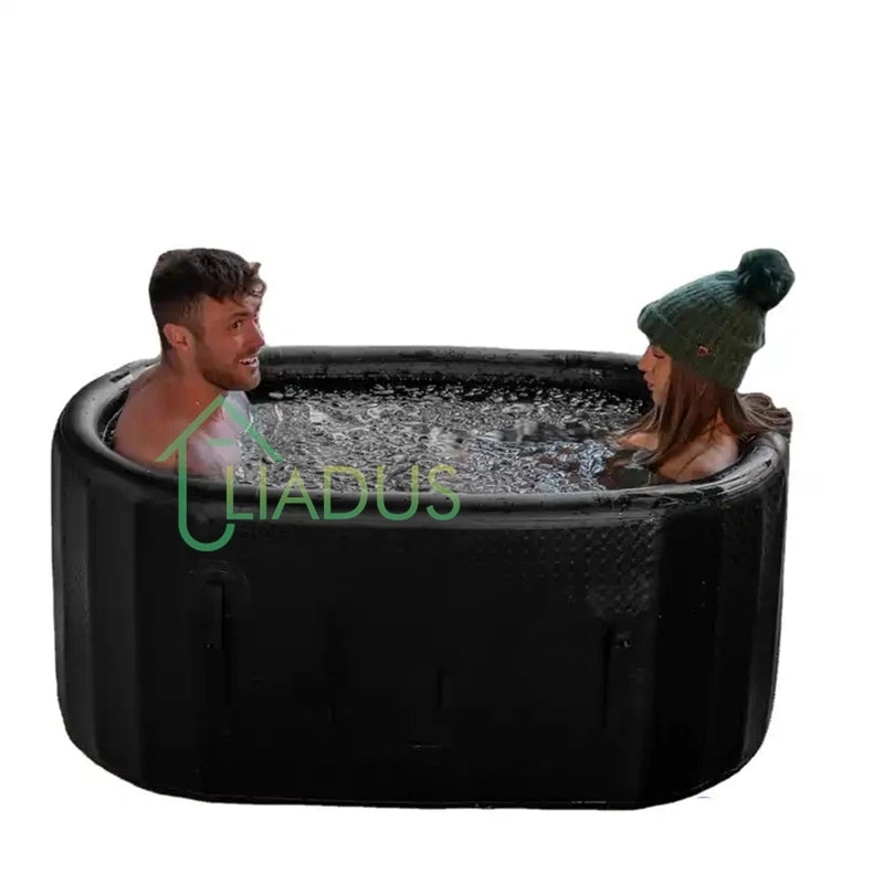 Ice Bath Tub Cold Plunge Tub with Cover Cold Water Plunge Tub -Insulated Ice Bath Cold Plunge Tub Outdoor, Portable Ice Bath Pod