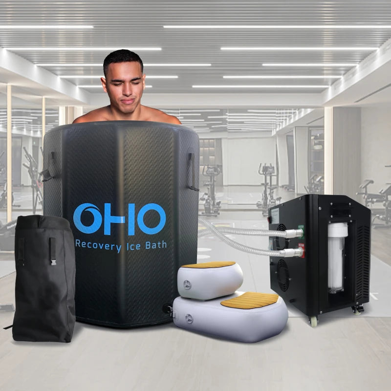 Pro Recovery Pod 6p Material DWF Inflatable Ice Bath Pool Portable Cold Plunge Chiller for Ice Bath