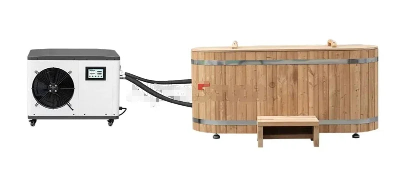 Hot Sales Cold Plunge Tub With Chiller Ice For Sports Recovery Portable Outdoor Wooden Ice Bath Tub