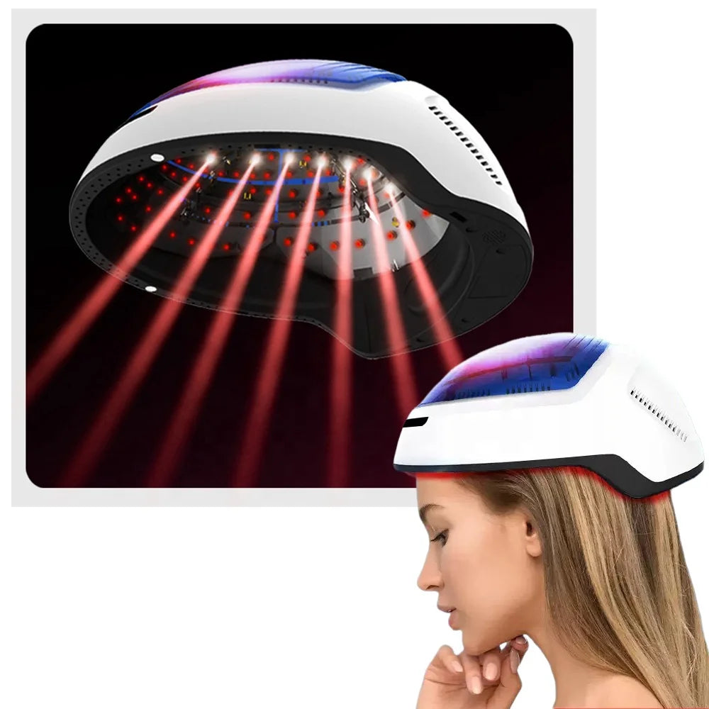 Hair Growth Cap For Hair Regrowth & Hair Loss Treatment 650nm Red Light Therapy Cap For Men & Women
