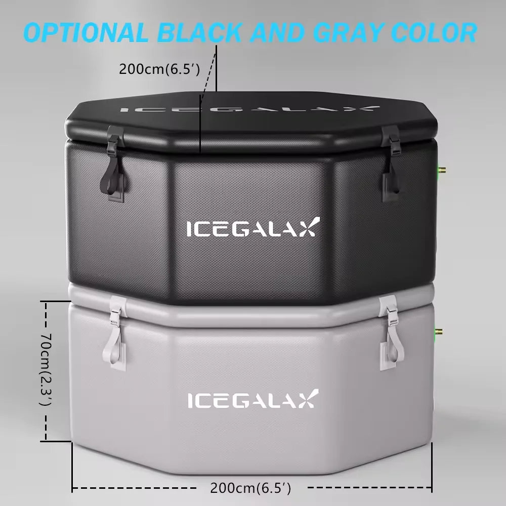 JW Hot Sale Best Factory Inflatable Ice Bath Eight-side Party Cold Plunge Tub Pod Recovery Cold Plunge Tub with Ice Bath Chill