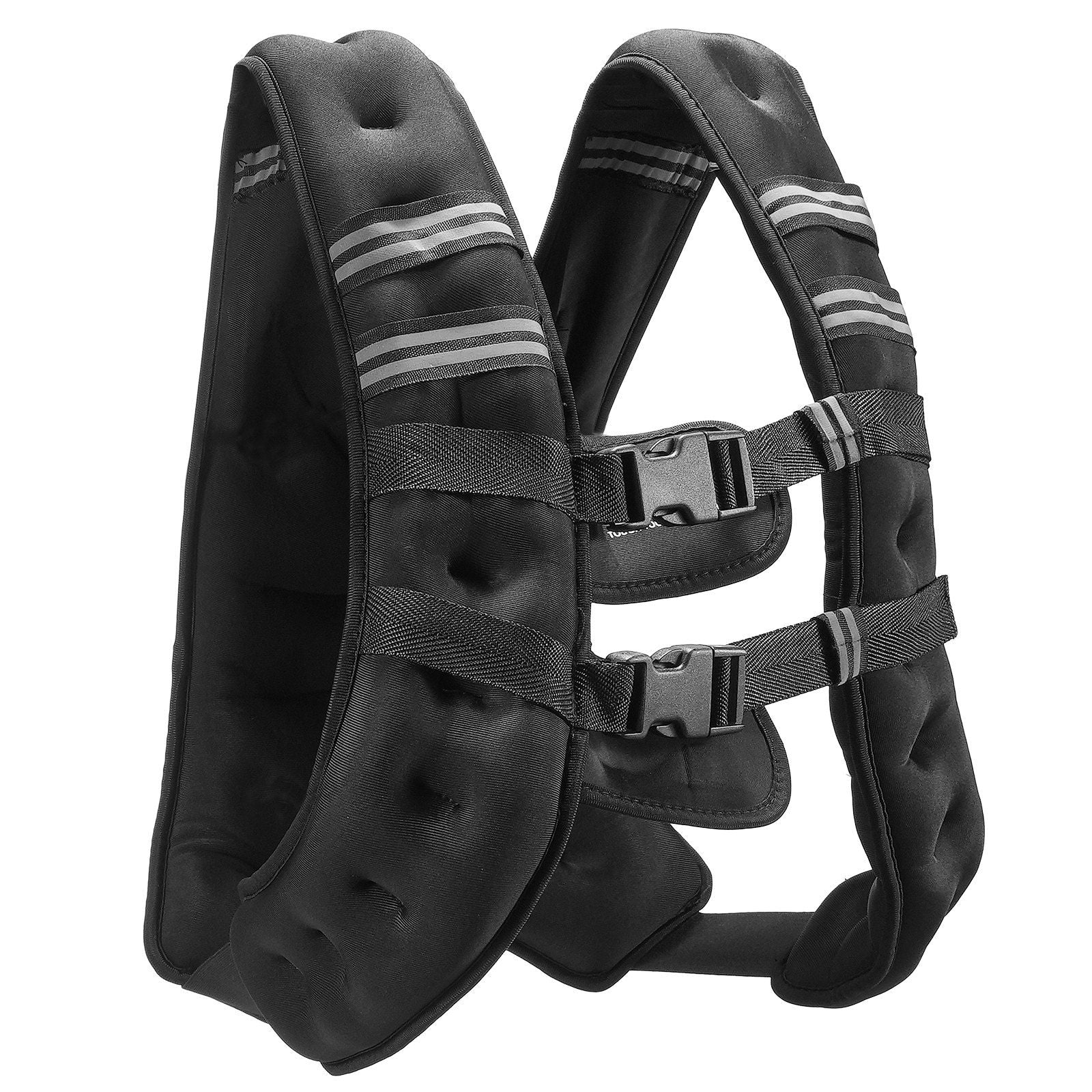 Black harness with straps.