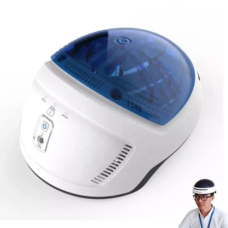 Hair Growth Cap For Hair Regrowth & Hair Loss Treatment 650nm Red Light Therapy Cap For Men & Women
