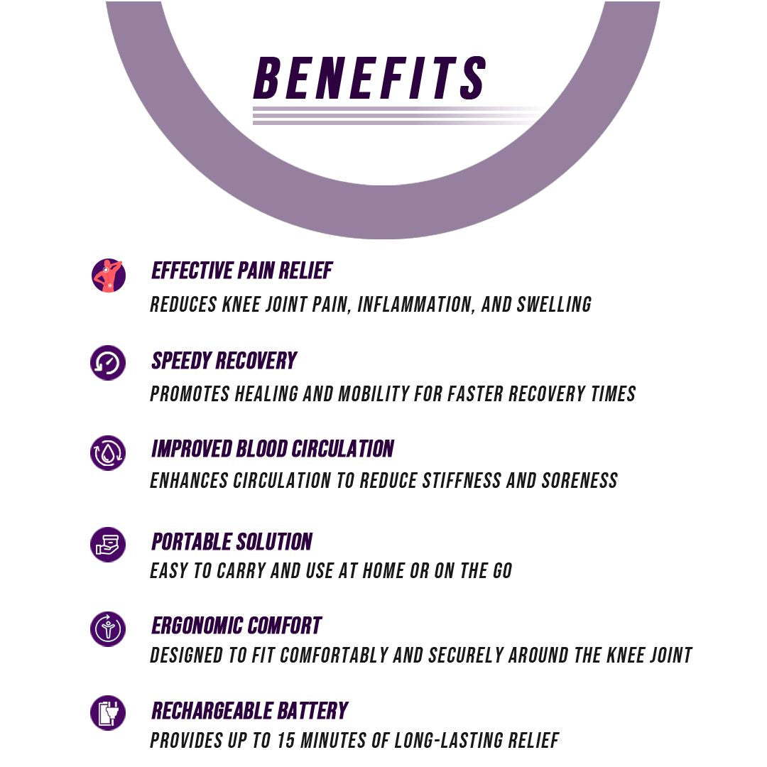 List of benefits on a white background with purple accents.