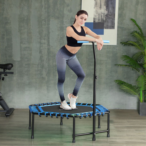  exercising trampoline in blue color.