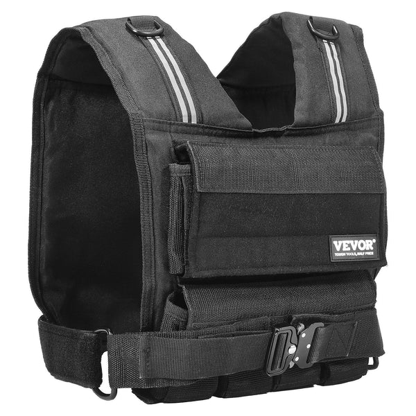 Black weight vest with a visible Vevor logo.